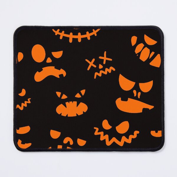 Item preview, Halloween - Jack O Lantern Face Pattern Orange designed and sold by WearWolfDesigns.