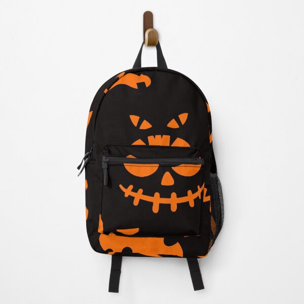 Item preview, Halloween - Jack O Lantern Face Pattern Orange designed and sold by WearWolfDesigns.