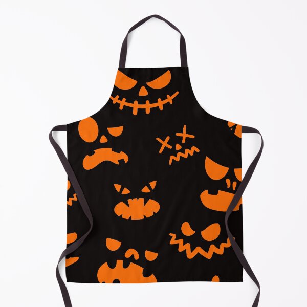 Item preview, Halloween - Jack O Lantern Face Pattern Orange designed and sold by WearWolfDesigns.