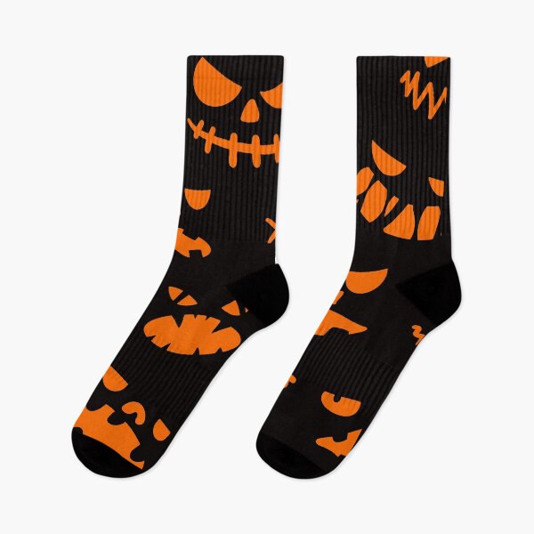 Item preview, Halloween - Jack O Lantern Face Pattern Orange designed and sold by WearWolfDesigns.