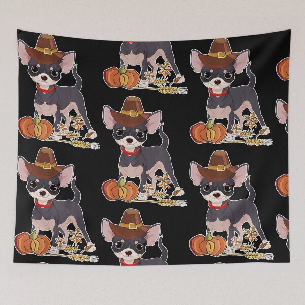 Item preview, Pilgrim Chihuahua Pumpkin Thanksgiving Fall designed and sold by Ngothaovinh.