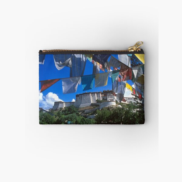 Item preview, Lhasa Potala Palace with prayer flags designed and sold by Kezzles.