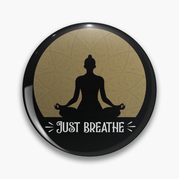 Item preview, Just Breathe, Meditation lovers designed and sold by Salman Hino.