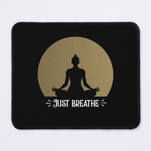 Item preview, Just Breathe, Meditation lovers designed and sold by Salman Hino.
