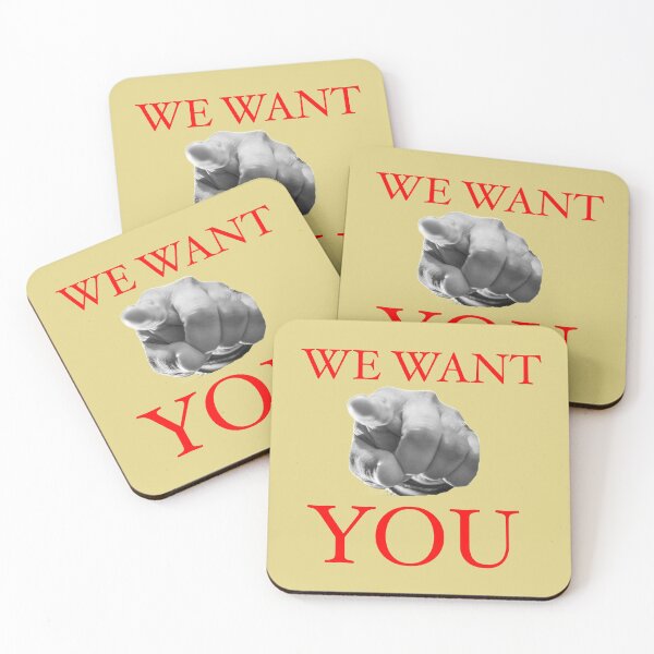 Item preview, We Want You Slogan  designed and sold by Englishmistress.