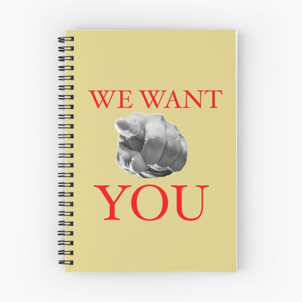 Item preview, We Want You Slogan  designed and sold by Englishmistress.