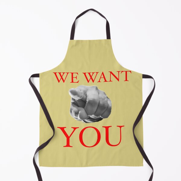 Item preview, We Want You Slogan designed and sold by Englishmistress.