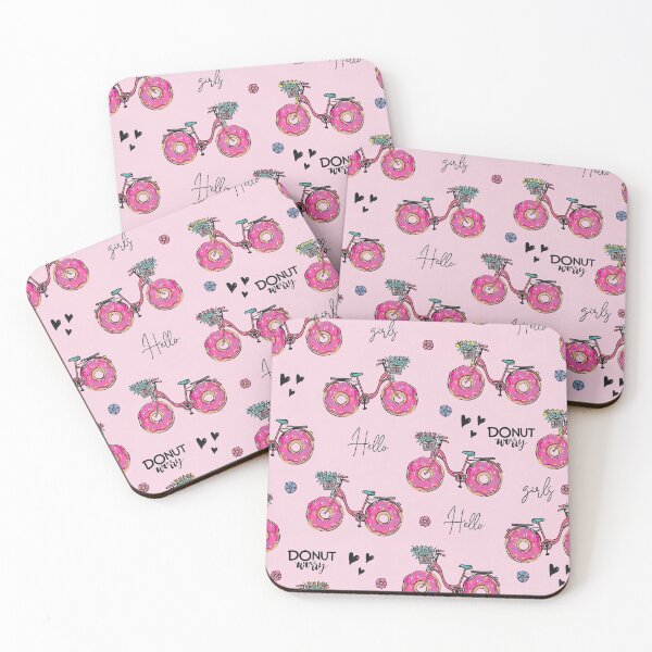 Item preview, Romantic Donuts Pattern Pink, Pink Background, Donut, Pattern, Bike designed and sold by graphic-genie.