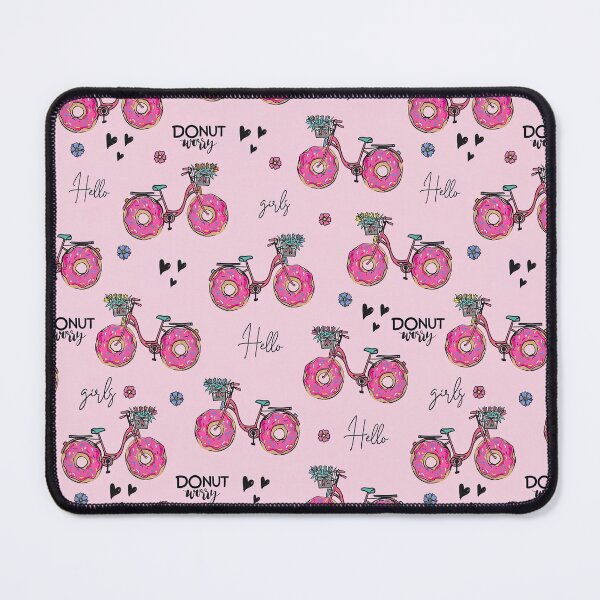 Item preview, Romantic Donuts Pattern Pink, Pink Background, Donut, Pattern, Bike designed and sold by graphic-genie.