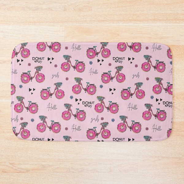 Item preview, Romantic Donuts Pattern Pink, Pink Background, Donut, Pattern, Bike designed and sold by graphic-genie.