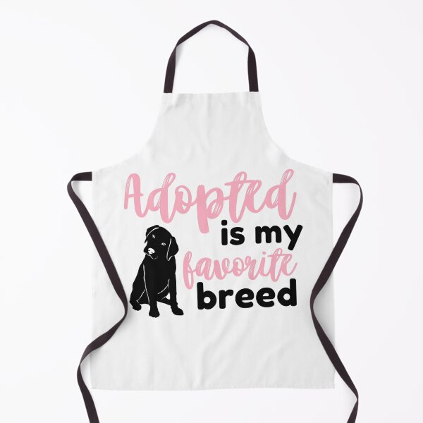 Item preview, Adopted is my favorite breed - Dog Black Baby Pink designed and sold by dbyjane.