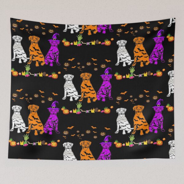 Item preview, Pitbull Dog Halloween Pumpkin Witch Hat designed and sold by Ngothaovinh.