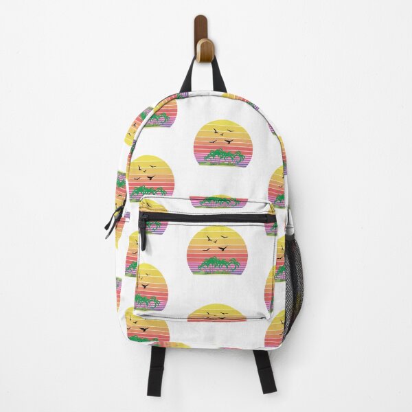 Item preview, Tropical Vacation Palm Tree Coconut Retro Sun Tropical Beaches designed and sold by JackLamel.