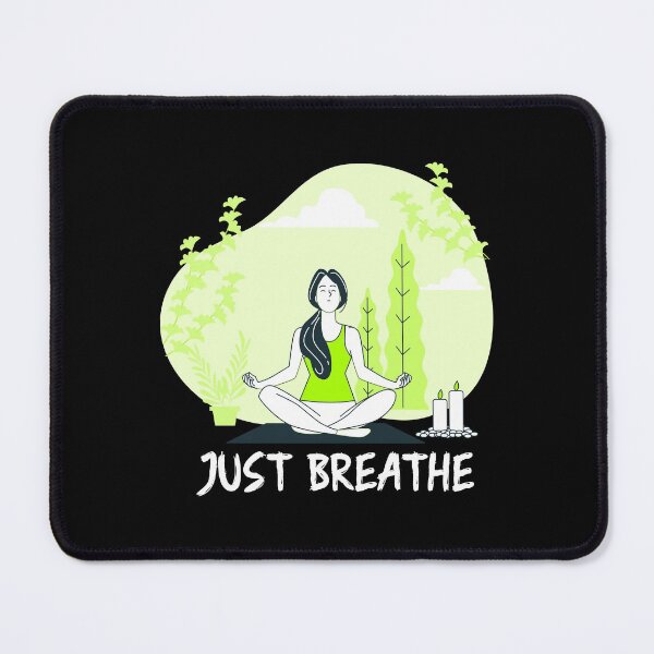Item preview, Just Breathe, Meditation Lovers designed and sold by Salman Hino.