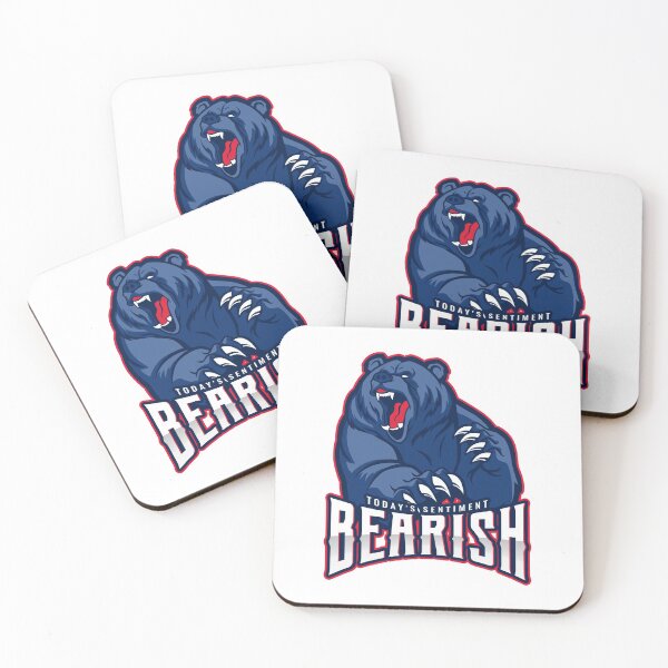 Item preview, Today's sentiment _ BEARISH  designed and sold by Brontorino.