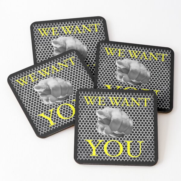 Item preview, We Want You Slogan  designed and sold by Englishmistress.