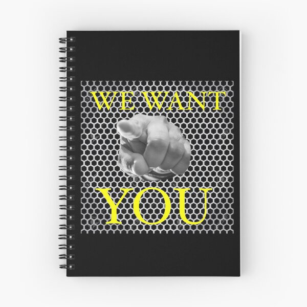 Item preview, We Want You Slogan  designed and sold by Englishmistress.