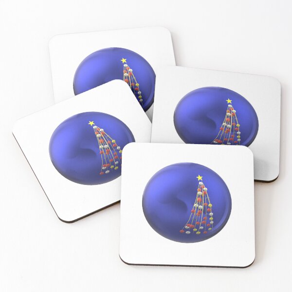 Item preview, christmas decorate blue ball tree designed and sold by miaterinka.