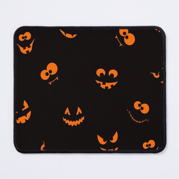 Item preview, Halloween - Creepy Face Pattern Orange designed and sold by WearWolfDesigns.