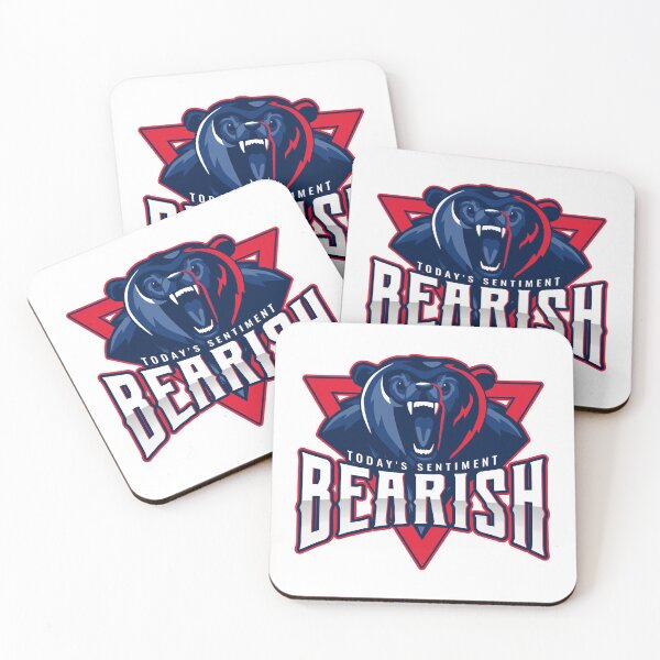 Item preview, Today's sentiment _ BEARISH  designed and sold by Brontorino.