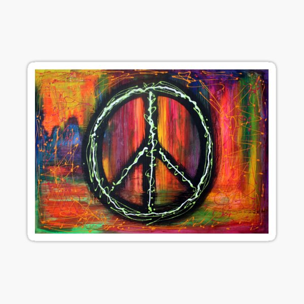 Peace Sign Sticker