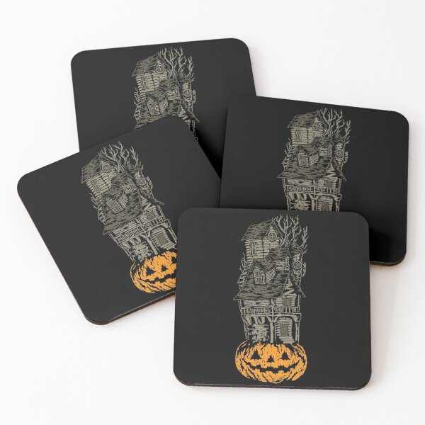 Item preview, Haunted Pumpkin House designed and sold by PopcornpunkART.