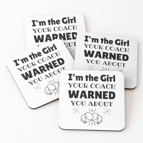 Item preview, Boxing: I'm the girl your coach warned you about designed and sold by TheGreenGoat.