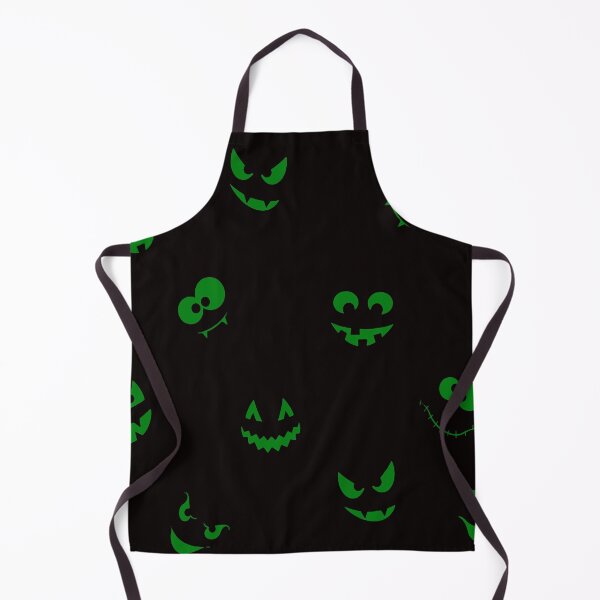Item preview, Halloween - Creepy Face Pattern Green designed and sold by WearWolfDesigns.