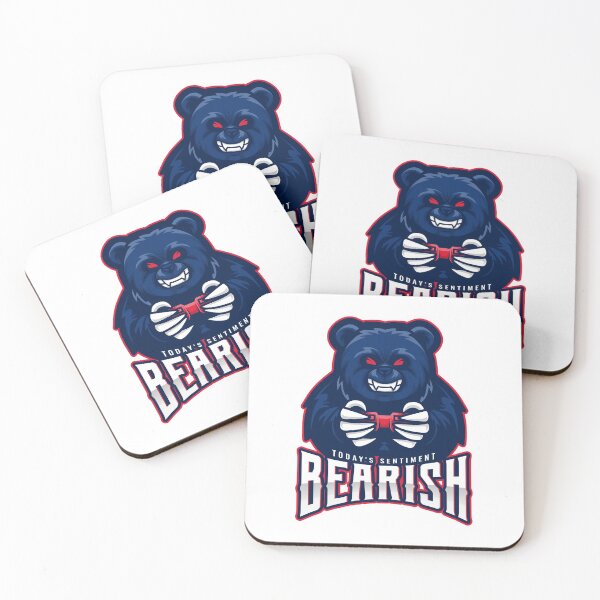 Item preview, Today's sentiment _ BEARISH  designed and sold by Brontorino.
