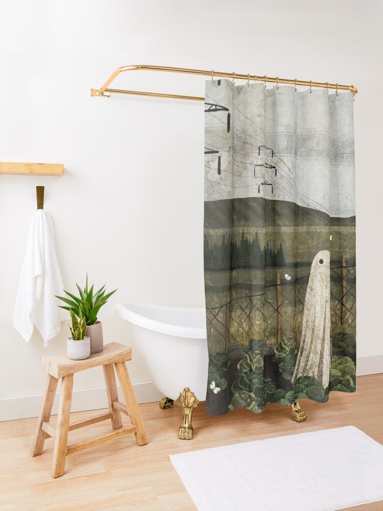 Disover There&apos;s A Ghost in the Cabbage Patch Again... | Shower Curtain