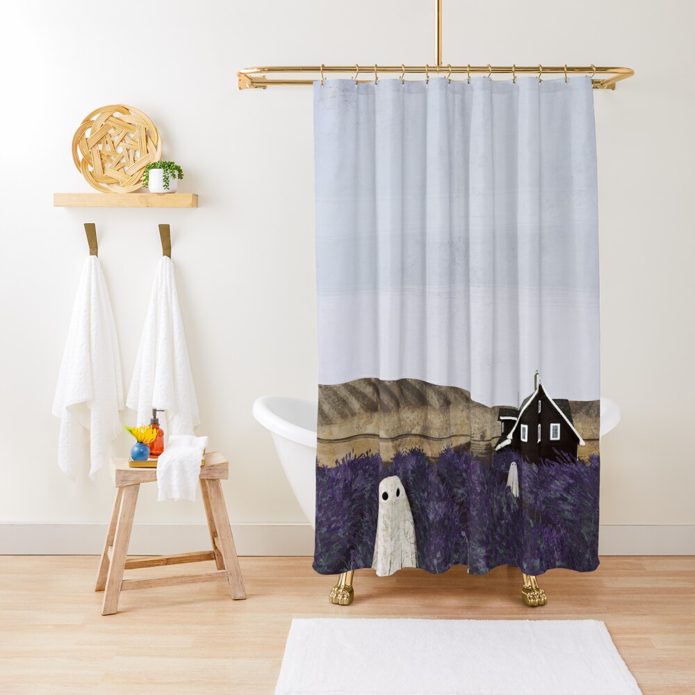 Disover Lavender Fields | Shower Curtain