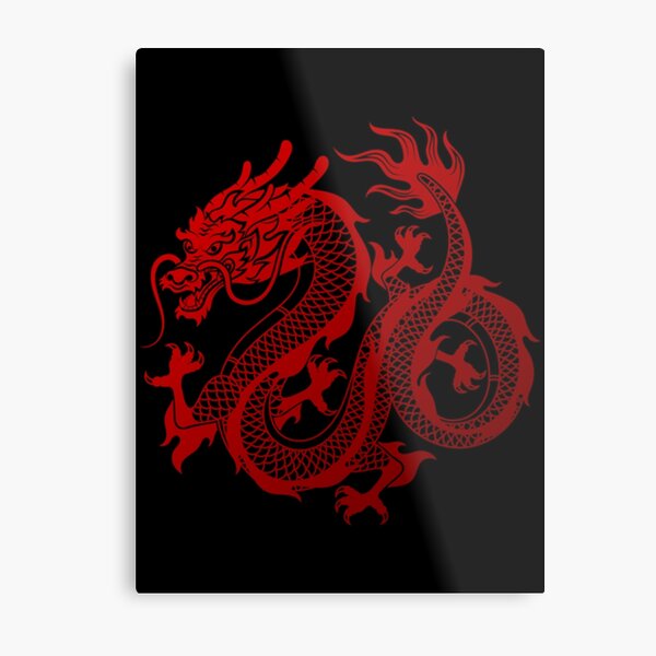 Chinese Red Dragon Lung Symbol Chinese Dragon Tattoo Graphic| Perfect Gift| dragon tattoo