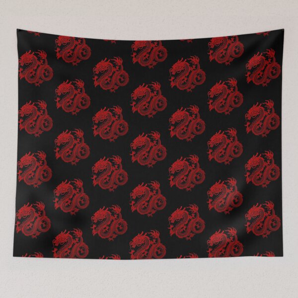 Item preview, Chinese Red Dragon Lung Symbol Chinese Dragon Tattoo Graphic| Perfect Gift|dragon tattoo designed and sold by carorowen.