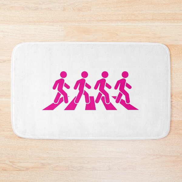 Item preview, Abbey Road Crosswalk Sign Pink designed and sold by ArtofDissent.