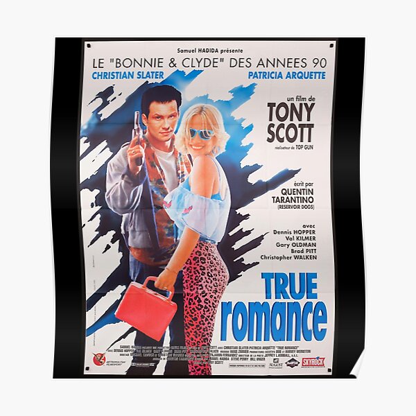 Vintage Retro True Romance Movie Gifts Music Fan Poster