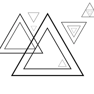 Artwork thumbnail, Black triangles by RMSartZ