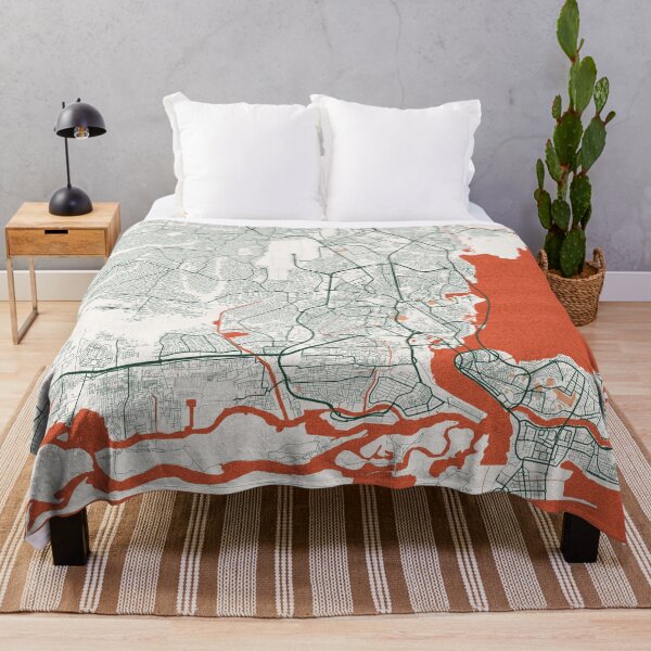 Item preview, Lagos City Map of Nigeria - Bohemian designed and sold by deMAP.
