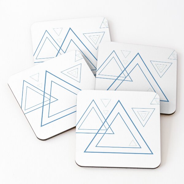 Item preview, Blue triangles designed and sold by RMSartZ.