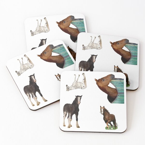 Item preview, 4th Thoughtful  Horse Stickers Bundle, Horse Lover Essential Package. Horses Stickers. Cute Animals Lover And Animal Adorer Sticker Set. Basic Mustang Sticker Kit. Cute Equestrian And Cowboy Packet designed and sold by AnimalStickers-.