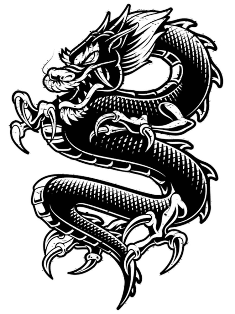 Traditional Japanese Dragon Tattoo Design – Tattoos Wizard Designs