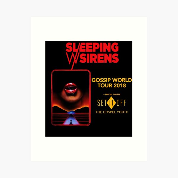 sleeping with sirens gossip world tour