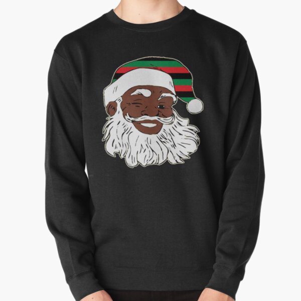 Aperçu de l'œuvre Chapeau de drapeau panafricain de Noël Noël Noël avec un clin de œil créée et vendue par funnytshirtemp.