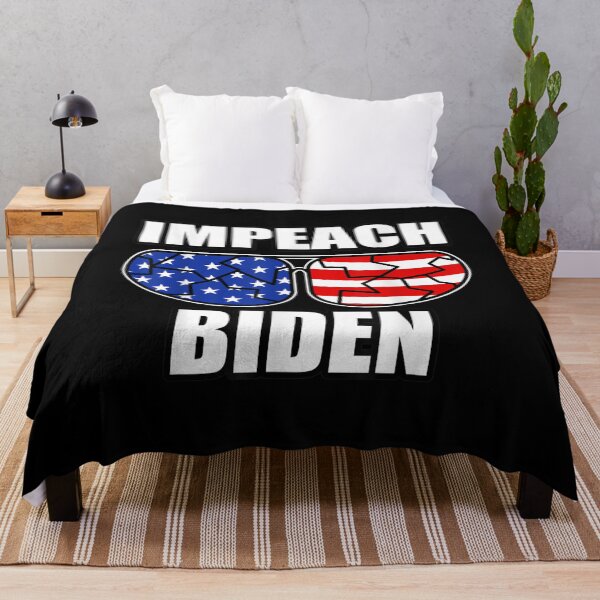 Item preview, Impeach Biden Cracked Sunglasses 46 Anti Democrat Political designed and sold by rubysheila.