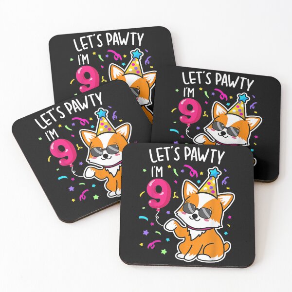 Item preview,  Birthday Lets Pawty Im 9th Corgi Years Old designed and sold by suzanso.