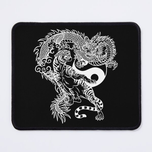 Item preview, Chines Dragon and Tiger Tattoo Graphic Yin and Yang Symbol| Perfect Gift|dragon tattoo designed and sold by carorowen.