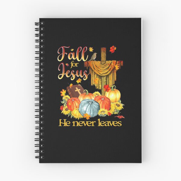 Item preview, Pumpkin Cross Fall For Jesus He Never Leaves designed and sold by Ngothaovinh.