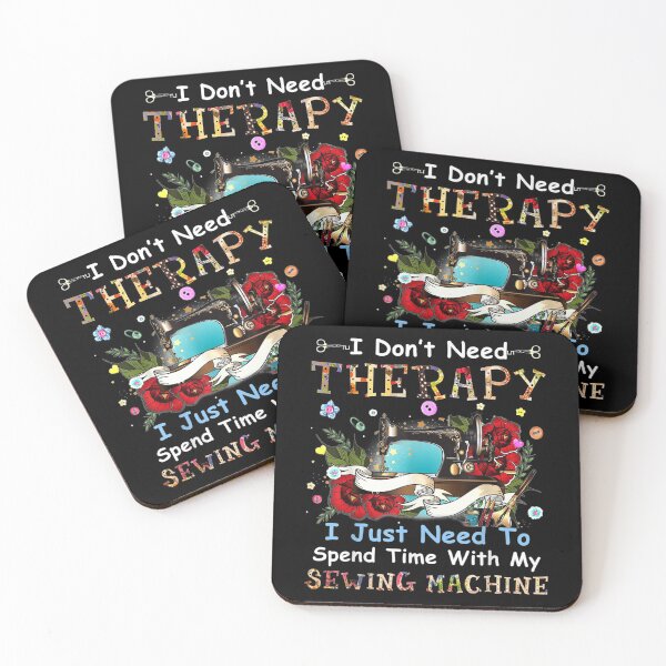 Item preview,  Need Dont Therapy Just Funny Sewing Machine designed and sold by suzanso.