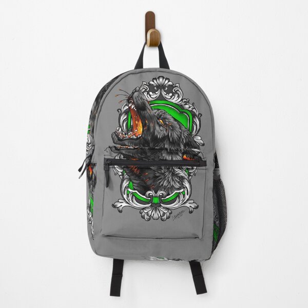 Item preview, Green fire wolf designed and sold by Lilia-SEILLAN.