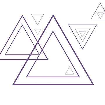 Artwork thumbnail, Purple triangles by RMSartZ
