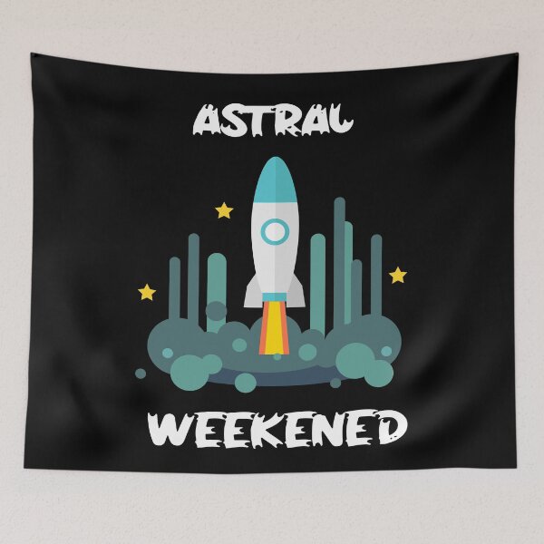 Aperçu de l'œuvre Week-end astral - Astronaute drôle créée et vendue par MoEndomey.